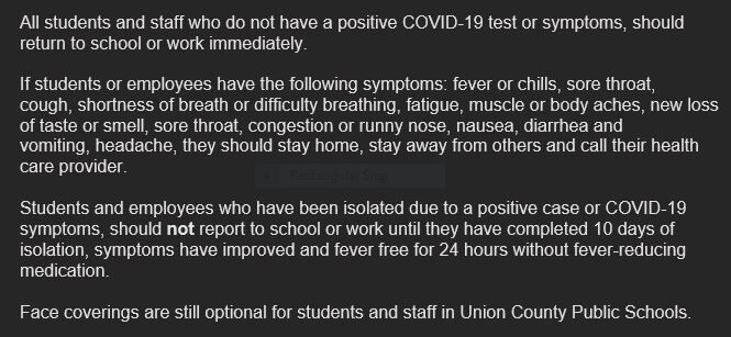 UCPS COVID guidance
